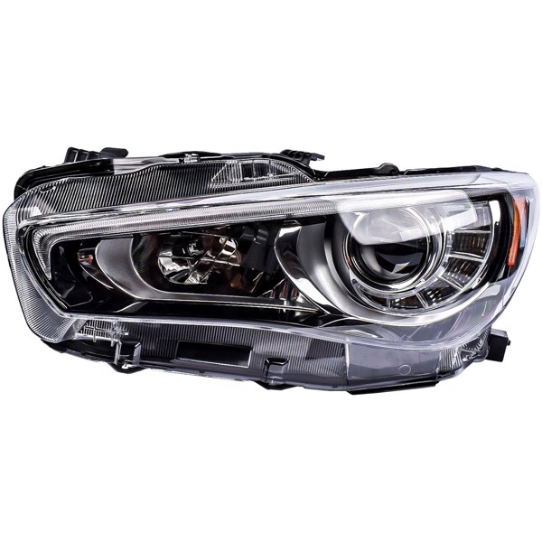  汽车大灯 Full LED Headlight Headlamp W/ Bulb Front Left Driver Side For Infiniti Q50 Sedan 2014-2017 IN2502157 260604HB0B-4