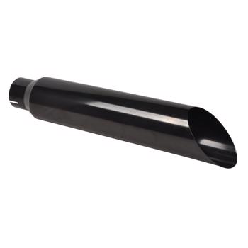 Black Straight Exhaust Tip 4\\"-8\\" MT032006（禁售temu）(不支持无理由退货)（禁售亚马逊）