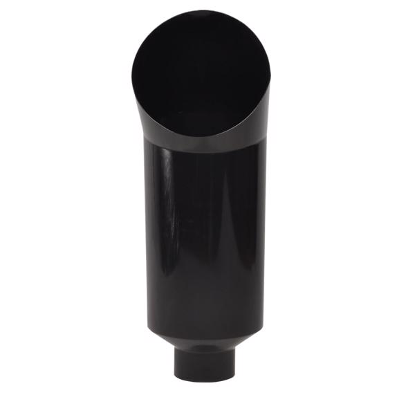 Exhaust nozzle 5“-7” bent black MT032012-6