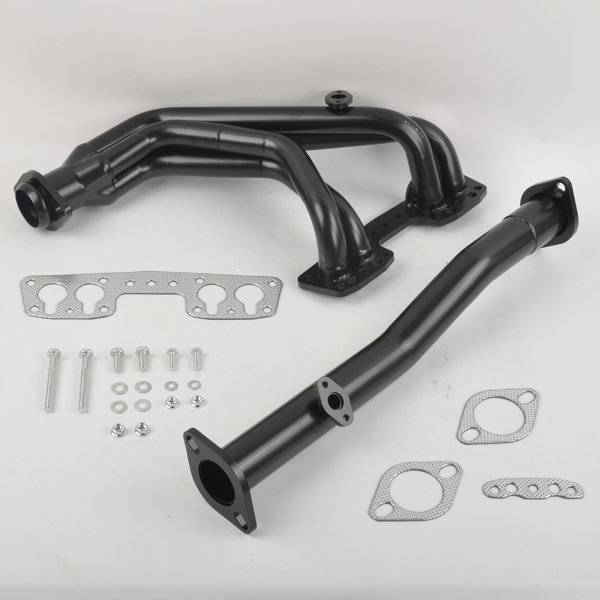 Black Performance Exhaust Header System For 90-95 Toyota Pickup/4-Runner 2.4L 22RE 4WD MT001093（禁售temu）(不支持无理由退货)（禁售亚马逊）-1