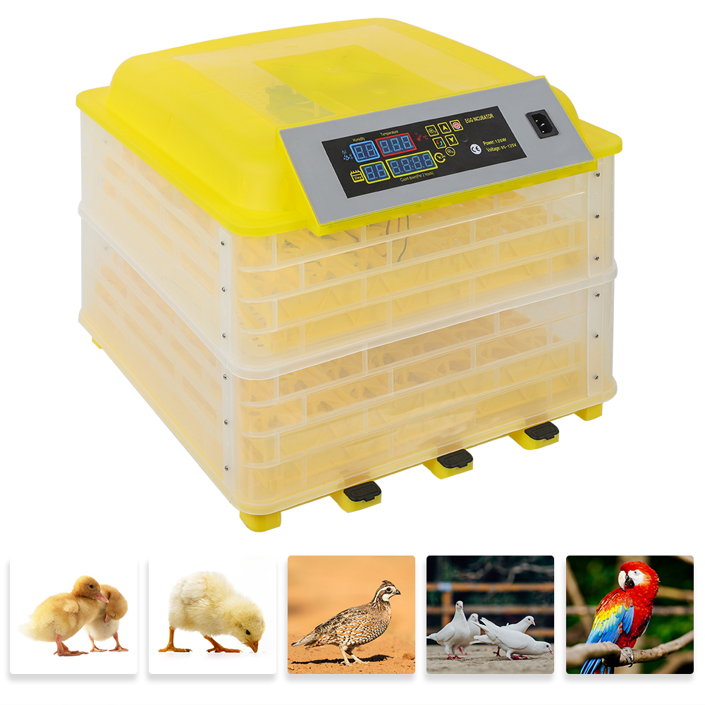 96枚家禽全自动孵化器孵蛋机照蛋器注水器单电源（美规） - Oscart