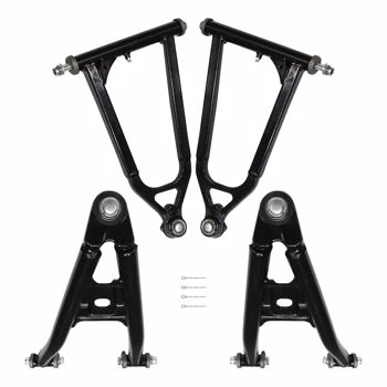 MT042041  06-09 Yamaha RaptorUpper + Lower A-Arm Front Left And Right Fits YFM700R Black（禁售temu）(不支持无理由退货)（禁售亚马逊）