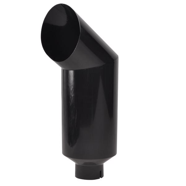 Exhaust nozzle 4"-8" curved black MT032014（禁售temu）(不支持无理由退货)（禁售亚马逊）-3