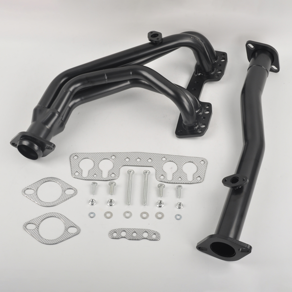 Black Performance Exhaust Header System For 90-95 Toyota Pickup/4-Runner 2.4L 22RE 4WD MT001093（禁售temu）(不支持无理由退货)（禁售亚马逊）-3