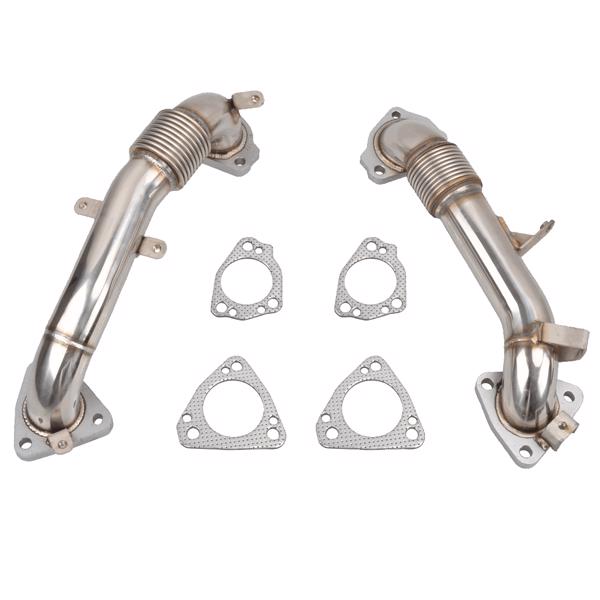 Exhaust Manifold Header for Chevy 3.5" 17-20 6.6L L5P MT001134（禁售temu）(不支持无理由退货)（禁售亚马逊）-1