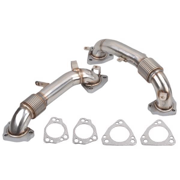 Exhaust Manifold Header for Chevy 3.5" 17-20 6.6L L5P MT001134（禁售temu）(不支持无理由退货)（禁售亚马逊）-2