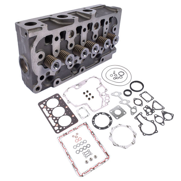 缸盖总成 Complete Cylinder Head w/ Valves Spring + Full Gasket Kit for Kubota D722 Engine D722EBH B7300HSD 1757-03042 1J002-03040-4