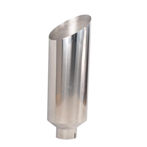 Silver Straight Exhaust Tip 4"-7"  MT032001-5