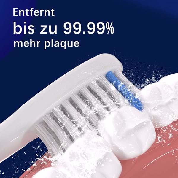 电动牙刷声波牙刷，5 种牙齿护理清洁模式，屏幕显示，赠送男士/女士，4 个替换头-5