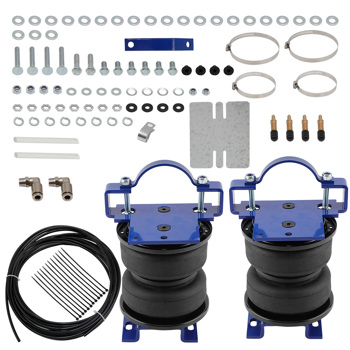 空气悬挂辅助套件Rear Air Helper Spring Bag Leveling Kit Fit for GMC Sierra Silverado 2500 3500 HD 4WD/RWD 2001-2010