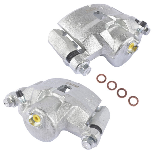 刹车卡钳 2PCS Front Left & Right Disc Brake Calipers w/ Bracket 19-B2090 19-B2091 for Honda Accord L4 2.3L 1998-2002 45019S84A00RM 45018S84A00RM-3