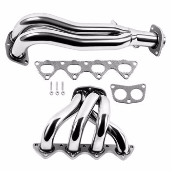 排气管 1994-2001 Acura Integra 1.8L Exhaust Manifold Racing Header Stainless Steel MT001216（禁售亚马逊&TEMU）(不支持无理由退货)