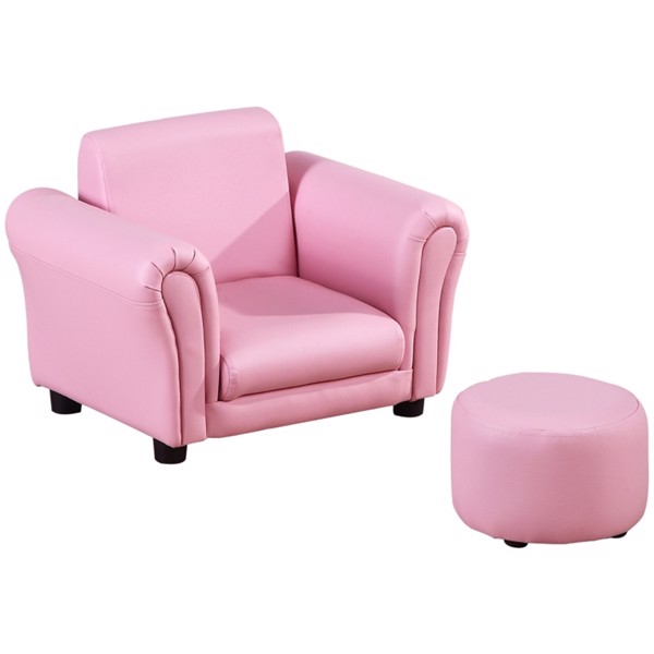 儿童脚凳沙发套装-粉色 （Swiship-发货）（WalMart禁售）-4