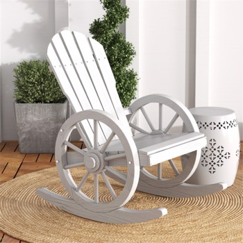 花园躺椅-白色 （Swiship-发货）（WalMart禁售）