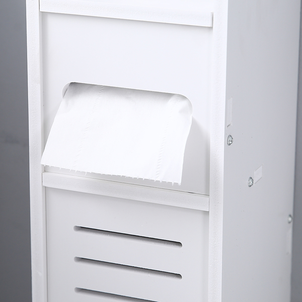  白色 PVC 1门 带纸巾抽 纸巾柜 N001-6