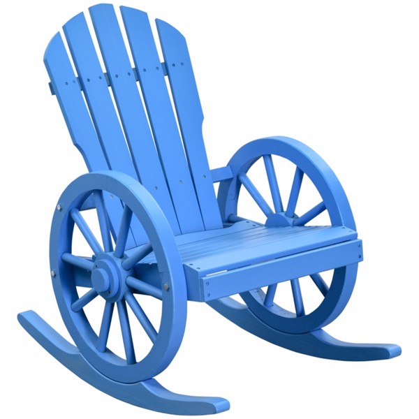 花园躺椅-蓝色-3