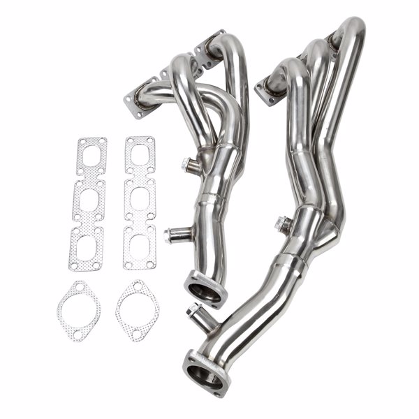 Exhaust Header for BMW E46 E39 Z4 01-06 2.5L 2.8L 3.0L L6 MT001122（禁售temu）(不支持无理由退货)（禁售亚马逊）-1