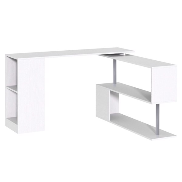 L-白色电脑桌 （Swiship-发货）（WalMart禁售）-3