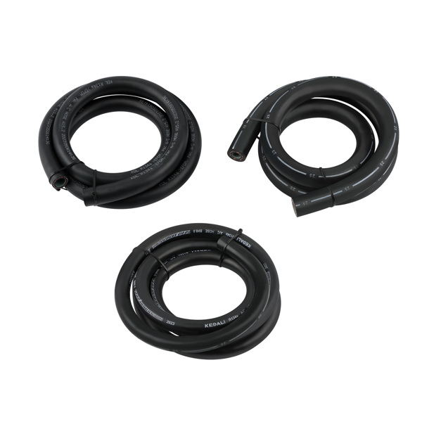 空调管件 134a A/C AC Air Conditioning Hose & Fittings & O-Ring Kit with Black Drier-3