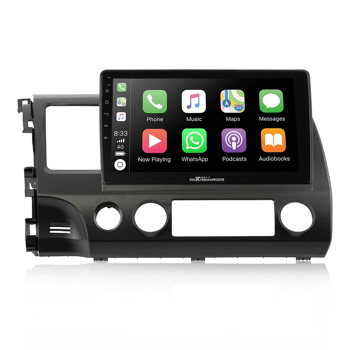 车载立体声收音机 10\\'\\' Android 9.1 Car Stereo Radio ROM RAM GPS Navigation For Honda Civic 2006-2011