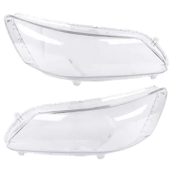 大灯罩 Pair Front Headlight Cover for Honda Accord 2013-2015 Clear Headlight Lens Cover-1