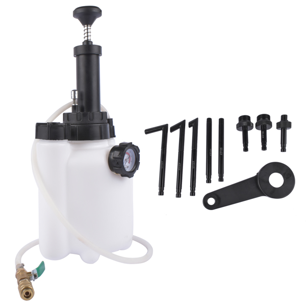 油壶 3L Transmission Oil Filling Tool System Fluid Pump Manual with ATF Adaptors Kit-3