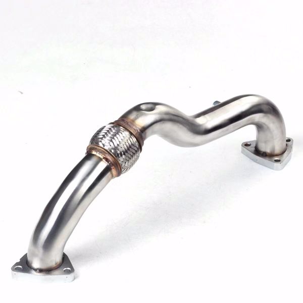 Heavy Duty Polished Up Pipes No EGR For 2008-2010 Ford 6.4L powerstroke Diesel MT001150（禁售temu）(不支持无理由退货)（禁售亚马逊）-4