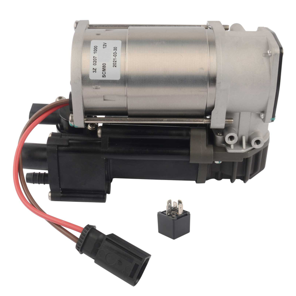 打气泵 Air Suspension Compressor Pump w/ Relay for BMW X5 F15 F85 X6 F16 F86 2013-2019 37206875177 37206850555 37206868998-1