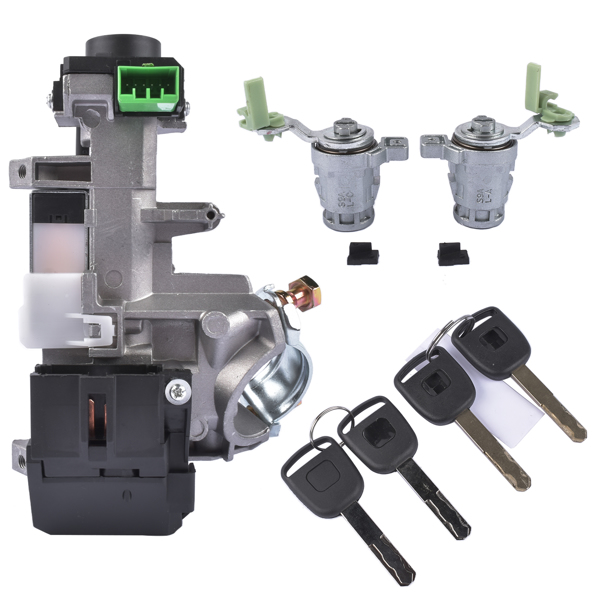点火开关 Ignition Switch Cylinder Door Lock w/ Keys Complete Set for Honda CRV 2002-2006 72185-S9A-013 35100-SDA-A71-5