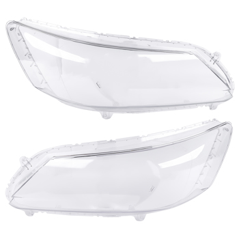 大灯罩 Pair Front Headlight Cover for Honda Accord 2013-2015 Clear Headlight Lens Cover