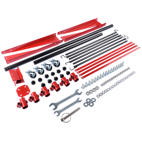 Adjustable Paint Stand Bracket Auto Body Door Hang Hood Fender Panel HolderTree-6