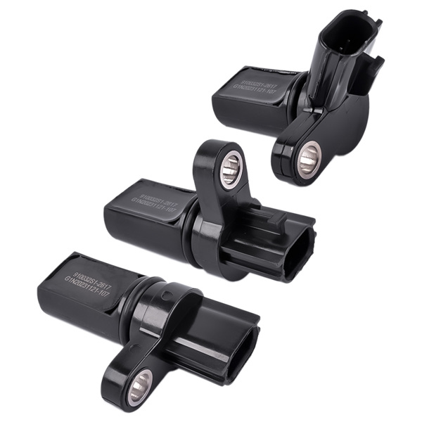 曲轴和凸轮轴位置传感器 3Pcs Camshaft/Crankshaft Position Sensor Set for Nissan Pathfinder Murano Frontier Quest NV2500 INFINITI 3.5L V6-7