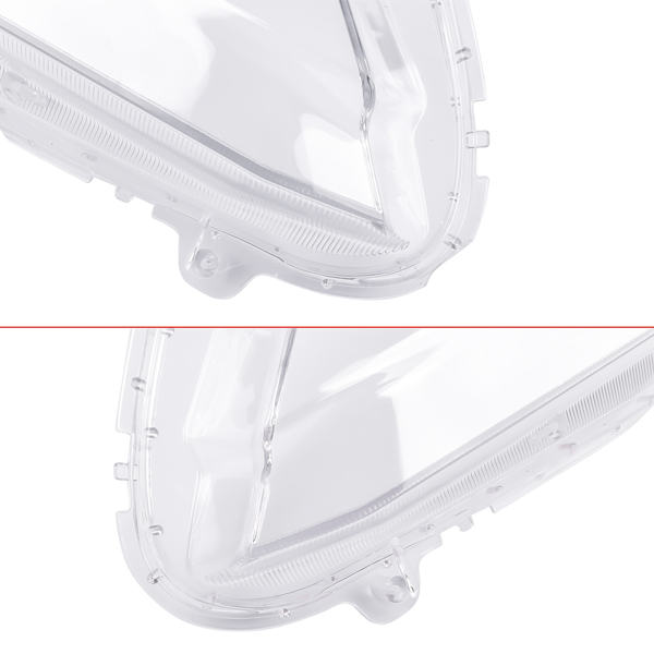 大灯罩 Pair Front Headlight Cover for Honda Accord 2013-2015 Clear Headlight Lens Cover-7