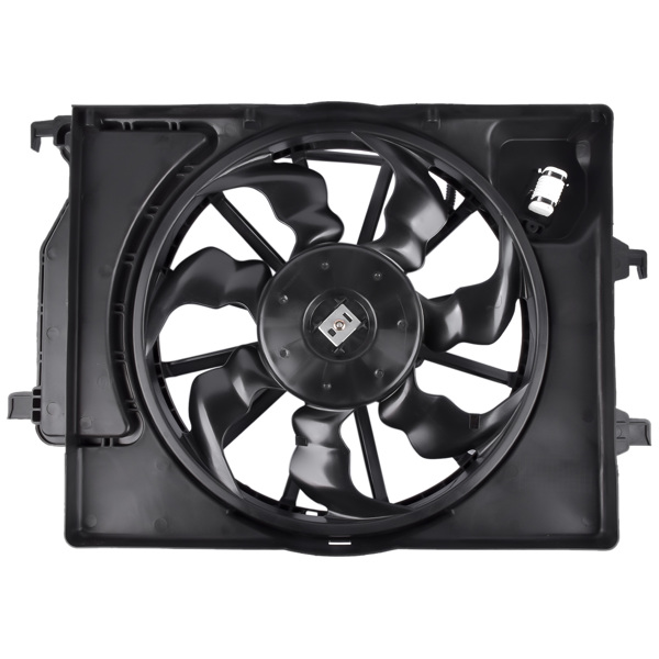 散热器风扇 Radiator A/C AC Condenser Cooling Fan for 2018-2022 Hyundai Accent Kia Rio 1.6L 25380H9050-5