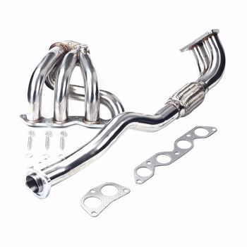 Exhaust Header Stainless Steel DX BASE Toyota COROLLA 1.6L 1993-1997 MT001193（禁售temu）(不支持无理由退货)（禁售亚马逊）