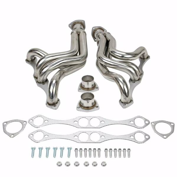 Chassis Headers Stainless for 1955-1957 Small Block Chevy Car 150 210 Bel Air MT001156（禁售temu）(不支持无理由退货)（禁售亚马逊）-1