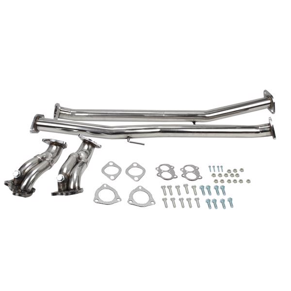 Stainless Steel Header Nissan 90-96 300ZX TURBO FAIRLADY Z Z32 VG30DETT MT001199（禁售temu）(不支持无理由退货)（禁售亚马逊）-1