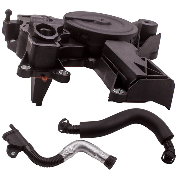 PCV阀油分离器PCV Valve Engine Crankcase Vent Oil Separator Breather Hose Kit For VW CC Jetta Audi A3 A4 #06H103495-1