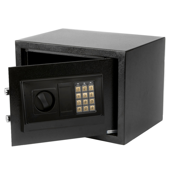 E25EA 电子密码保险柜 黑色 (含电池)-2