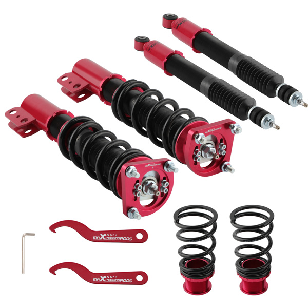 弹簧减震Coilovers Shocks Struts 24-Way Damper Suspension Kit for Ford Mustang 4th Convertible/Coupe 1994-2004-2