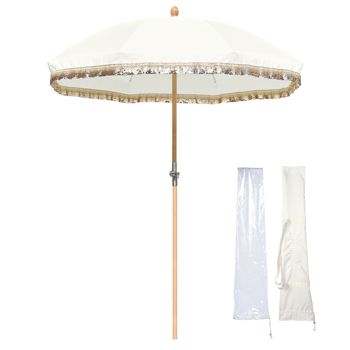 棕榈泉爵士时代波西米亚天井雨伞雨伞带手提袋（周末不发货）