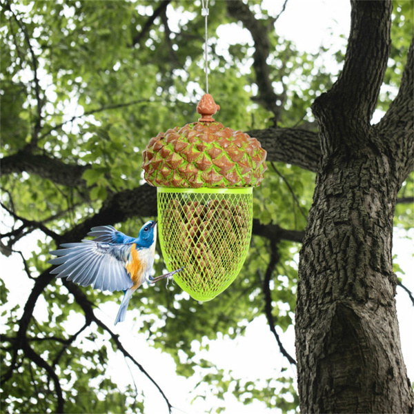 鸟喂食器户外悬挂食物分配器花园庭院-2