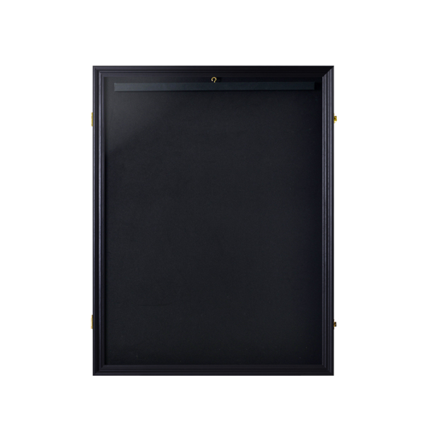 带直板木衣架 木制 黑色 纪念品储物盒 N001-12