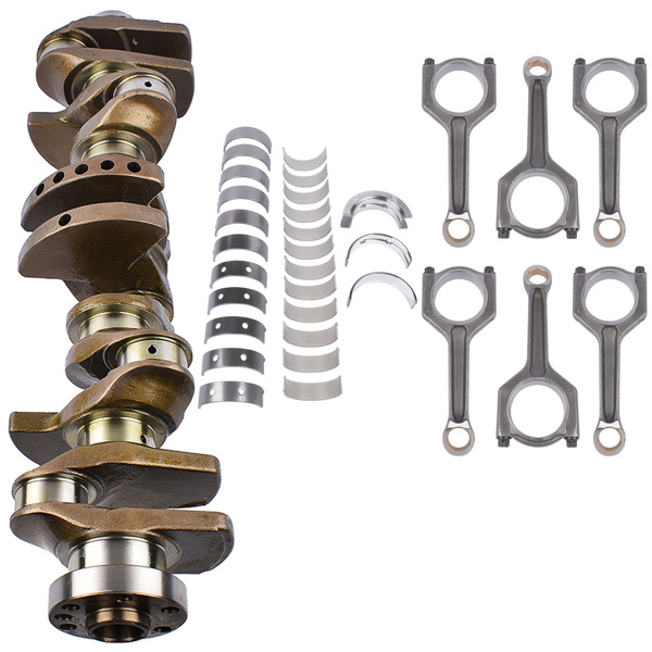 曲轴连杆套装 Engine Rebuild Kit - Crankshaft & Timing Kit & Con Rods for BMW N55B30A 3.0L 11217580483 11247624615-6