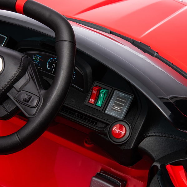 Corvette 双驱 12V 4.5A.h 跑车 带2.4G遥控 红色 C8-30