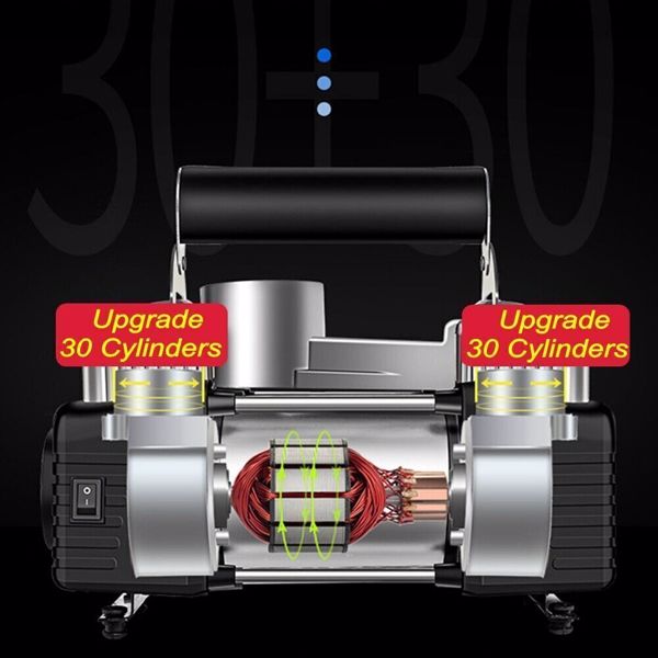 重型 12V 便携式 150PSI 汽车轮胎汽车轮胎充气泵空气压缩机-5