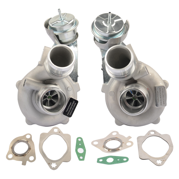 涡轮增压器 Pair Left + Right Turbo for Ford F-150 F150 2013-2016 3.5L V6 Gas Turbocharger DL3E6C879AD DL3E6K682AE-7