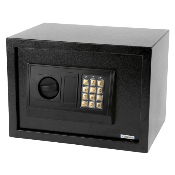 E25EA 电子密码保险柜 黑色 (含电池)-1