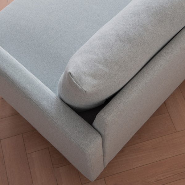64 英寸 W 布艺软垫双人沙发，带金属腿/高弹性海绵沙发，适用于客厅、卧室、公寓-10