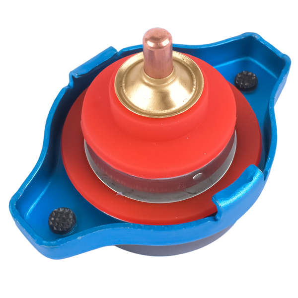 温度计水箱盖 Car Thermostatic Gauge Radiator Cap Cover Small Head With Water Temp Meter Blue-8